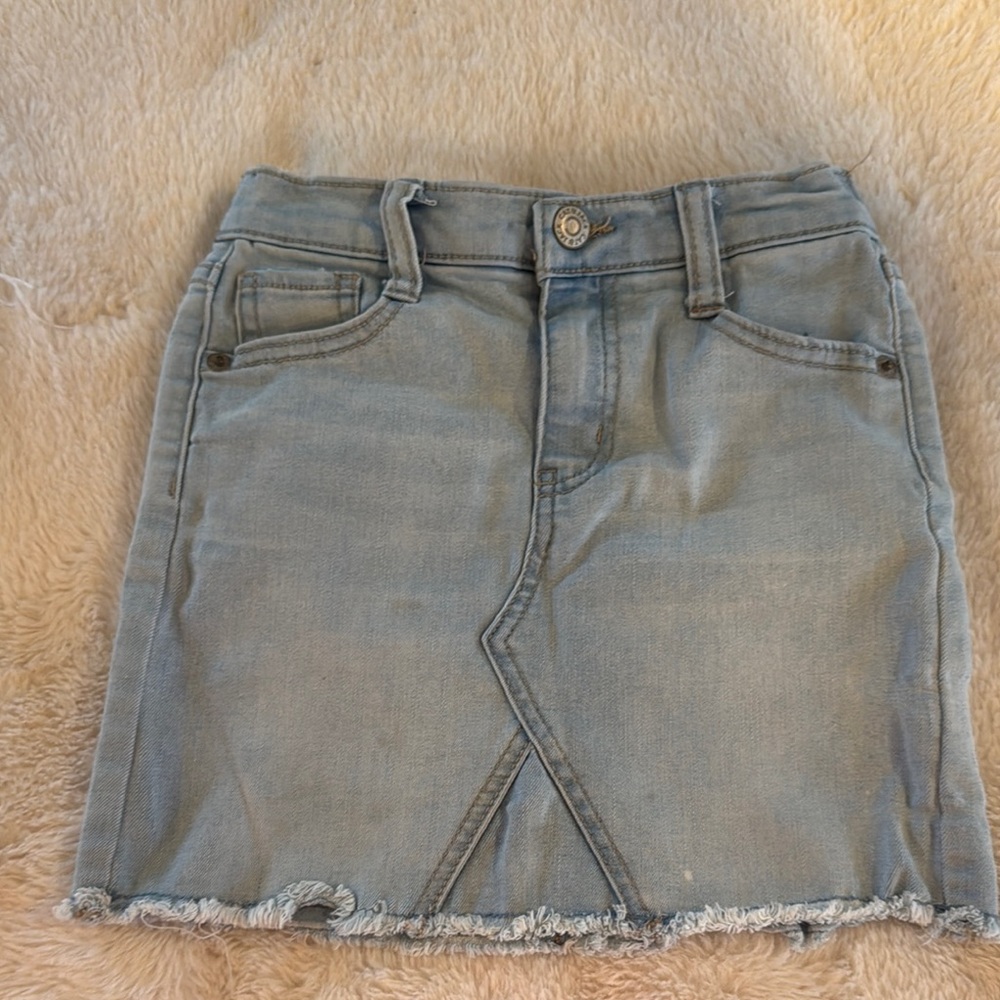 Cat & Jack Blue Mini Pencil Skirt Casual